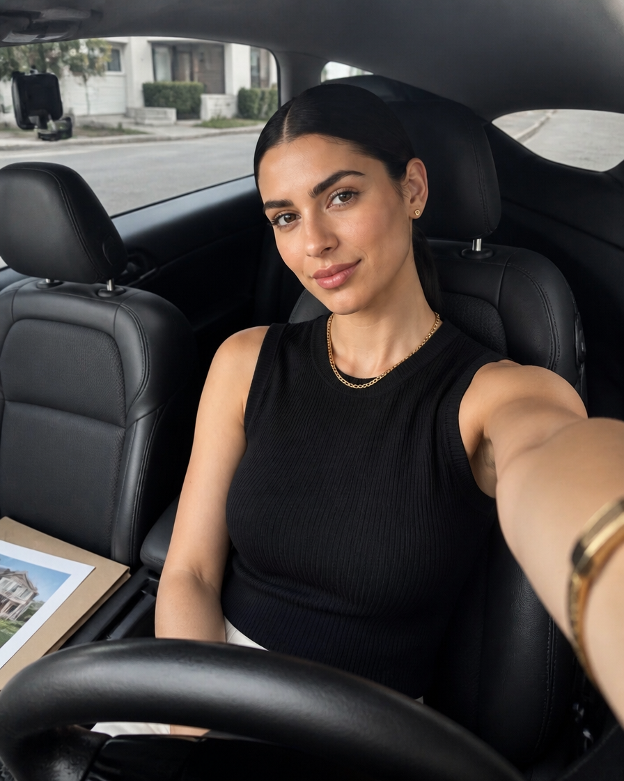 Selfie en el coche