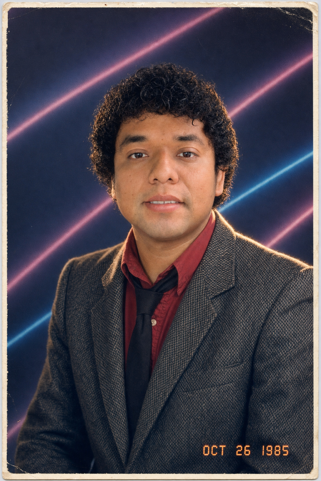 Retrato de estudio de 1985 — la foto de la escuela