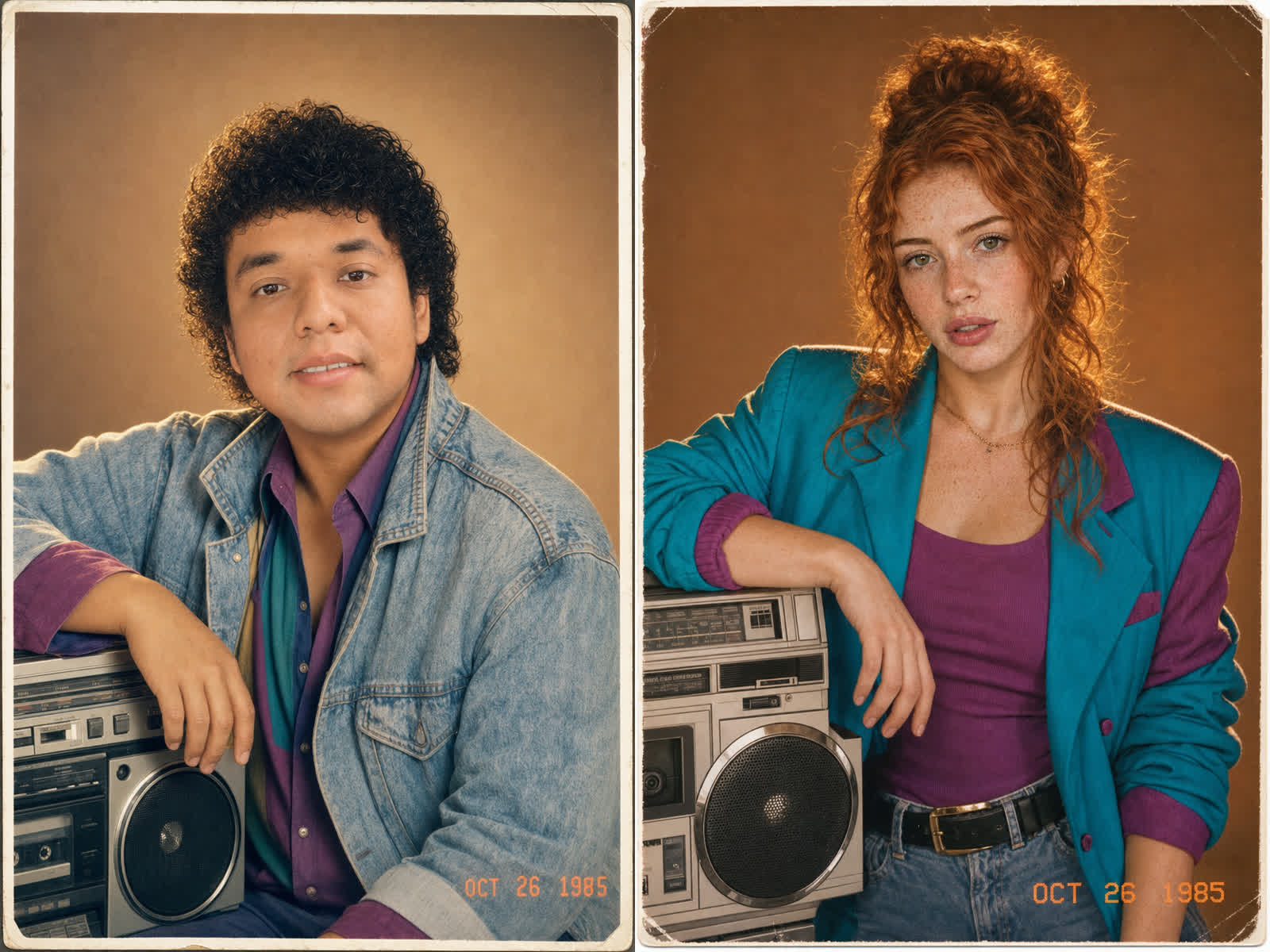 Retrato de estudio de 1985 — el estudio de siempre